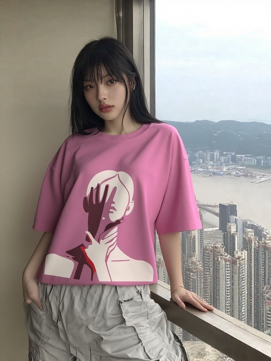 Aawaz β Oversized Womenβs T-Shirt by Kaavish