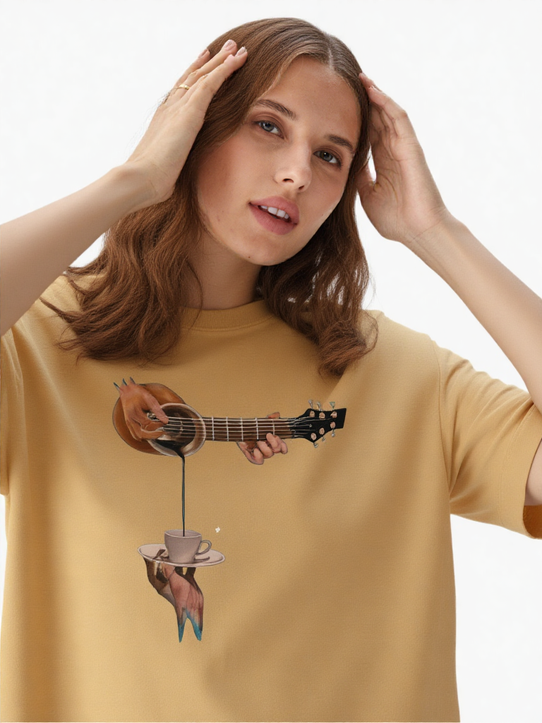 Unisex Oversized T-Shirt Drop Shoulder