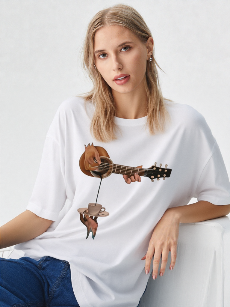 Unisex Oversized T-Shirt Drop Shoulder