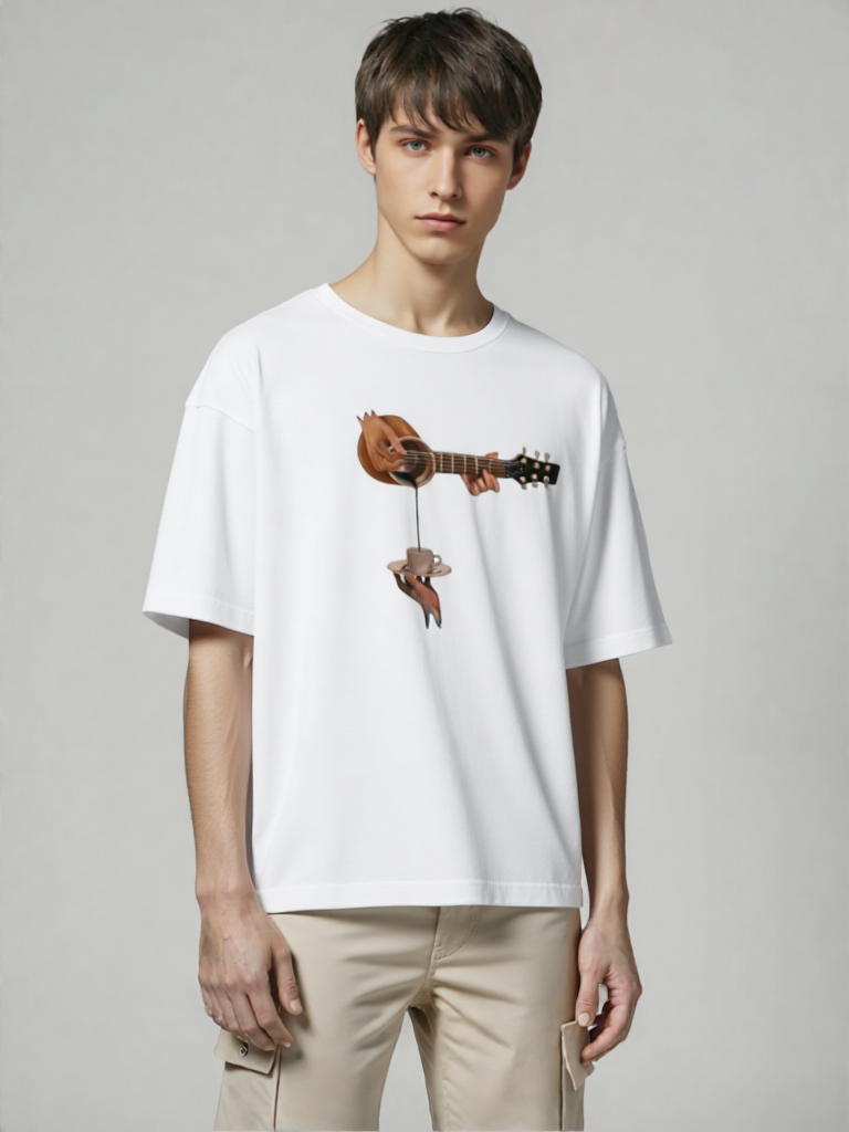 Unisex Oversized T-Shirt Drop Shoulder