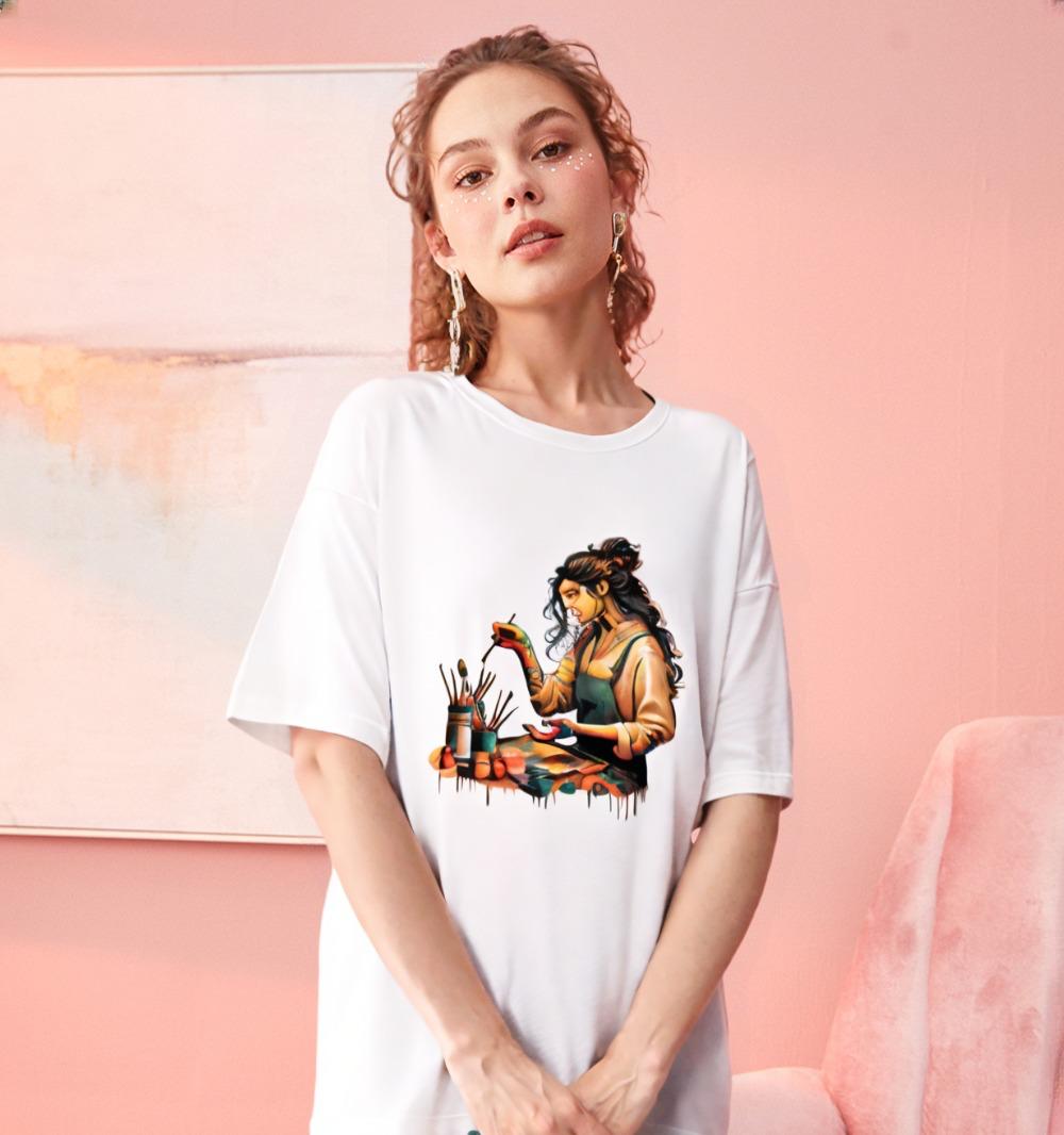 Unisex Oversized T-Shirt Drop Shoulder