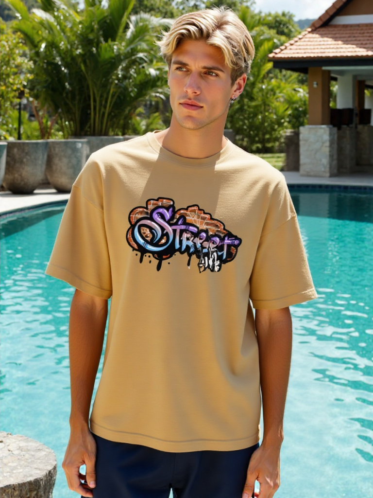 Unisex Oversized T-Shirt Drop Shoulder
