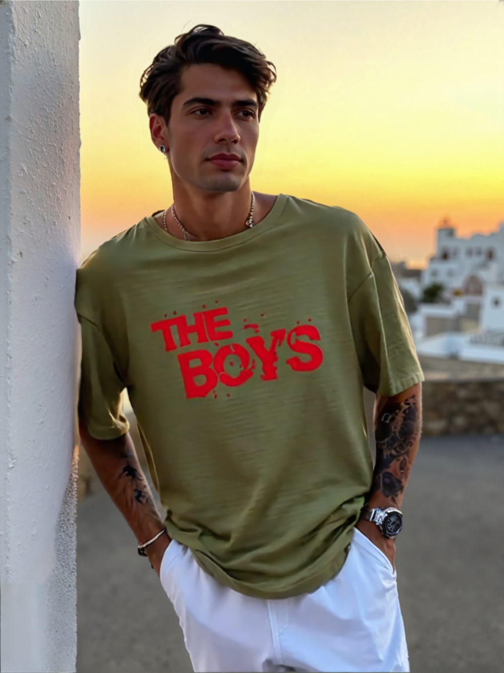 Unisex Oversized T-Shirt Drop Shoulder