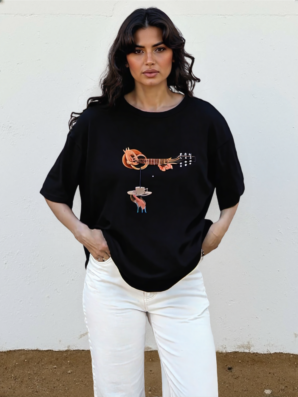 Unisex Oversized T-Shirt Drop Shoulder