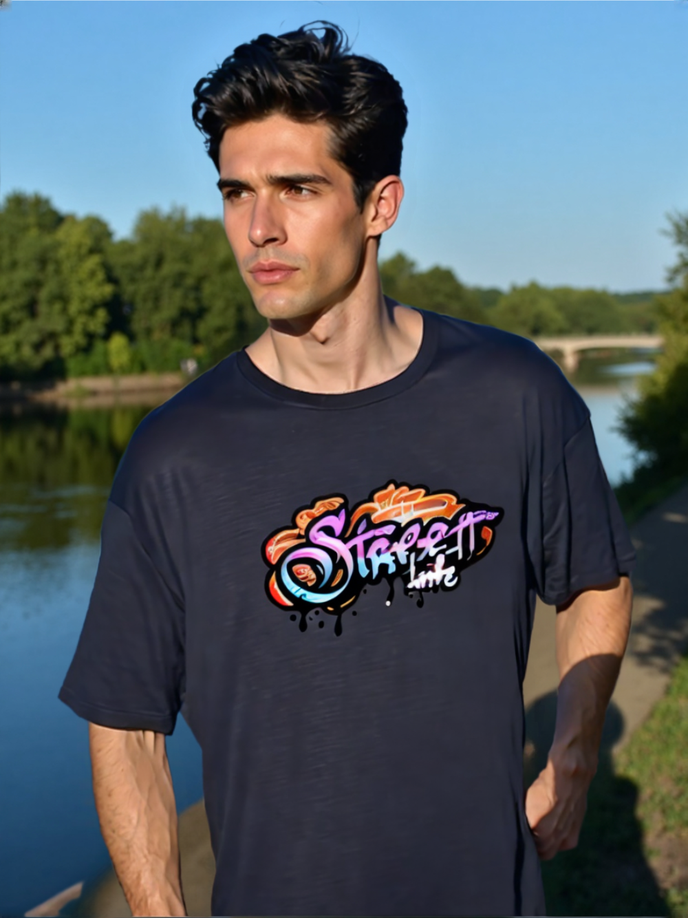 Unisex Oversized T-Shirt Drop Shoulder