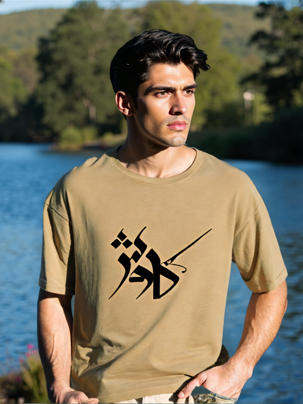 kaavish Black, T-Shirt Drop Shoulder