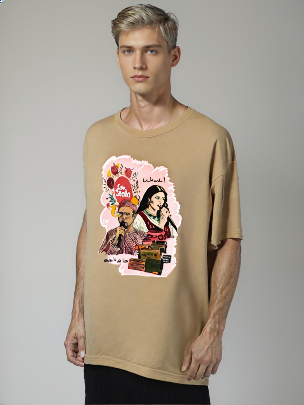 Unisex Oversized T-Shirt Drop Shoulder