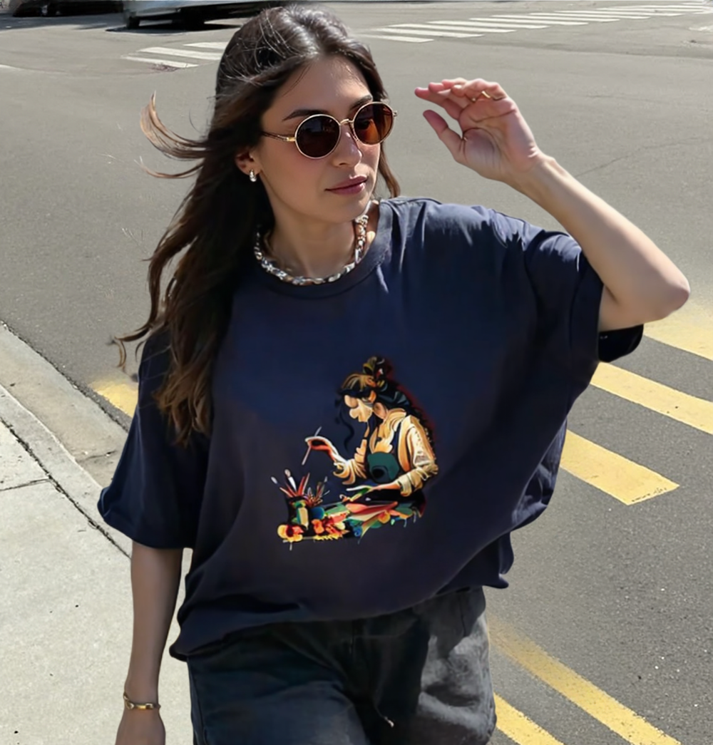 Unisex Oversized T-Shirt Drop Shoulder