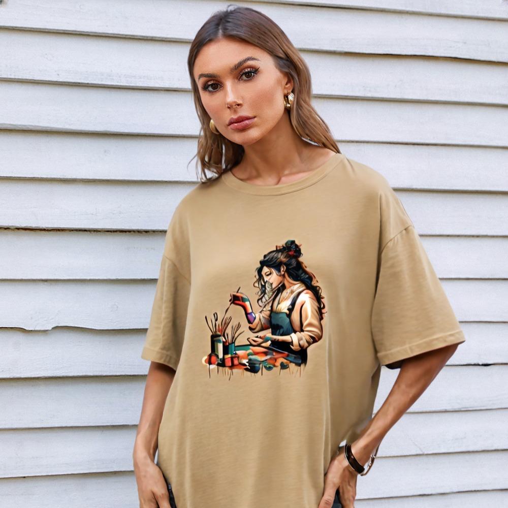 Unisex Oversized T-Shirt Drop Shoulder